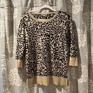 Leopard Banana Republic Sweater